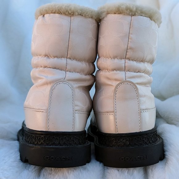 Coach Kailee Bootie size 8 - Jacquard & Sheepskin Snow boots - Picture 3 of 10